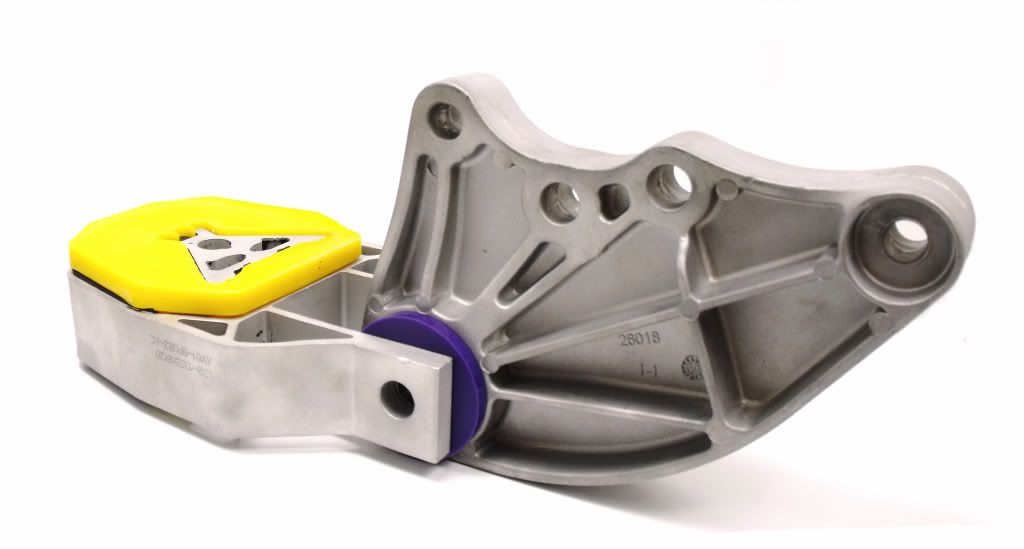 POWERFLEX LOWER ENGINE MOUNT INSERT SET FORD FOCUS ST (FACELIFT